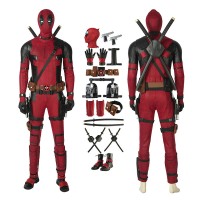 Deluxe Deadpool 2 Wade Wilson Cosplay Costume Full Set  